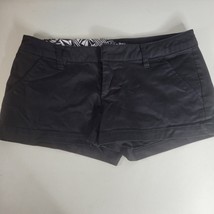 Volcom Womens Shorts Size 1 Black Beach Shorts Front and Back Pockets - £8.89 GBP