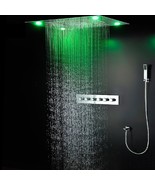 23&quot;x31&quot; Luxurious Classic Design recessed waterfall &amp; rainfall LED showe... - $1,986.92+