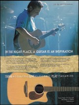 The Eagles Glenn Frey 2002 Takamine acoustic guitar advertisement 8x11 ad print - £3.32 GBP