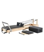 Aurora Fitness Foldable Wooden Pilates Reformer for Home Workouts Compact - $1,477.99