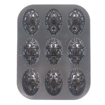 Nordic Ware Easter Egg Muffin Pan Non Stick Cast Aluminum 4.75 C Mini Cakelet - £15.72 GBP
