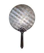 Chrome Art Deco 1920s Barber Hand Held Large Vanity Mirror - $90.53