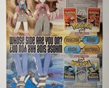 Pokémon TCG Card Game Team Magma vs Aqua Magazine Print Ad - $14.84