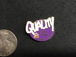 Quality Is Our Recipe Wendy&#39;s Employee Staff Advertisement Pin Dave’s Legacy - $14.83