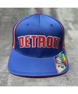 Detroit Pistons Reebok Blue Hat Flex Fit L/XL NBA Headwear Official Cap - $30.17 CAD