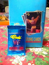 Classic Wwf Wwe World Wrestling Federation Trading Cards Lot 1 Wax Pack 1990 NEW - £18.31 GBP