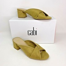 CAbi Womens Marigold Mustard Vegan Suede Mule Sandal #6018 Size 7 NEW - £37.90 GBP