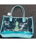 DEI Brand ~ Pineapple ~ 13&quot; x 18&quot; ~ See Through ~ Turquoise Colored ~ To... - $49.11 CAD