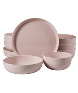 Gibson Home Candy Skies 12 Piece Wheat Straw Melamine Dinnerware Set in ... - $65.95