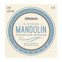 D&#39;Addario EJ73 Mandolin Strings, Phosphor Bronze, Light, 10-38 - $8.99