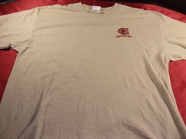 Rare U.S. Army 687TH Engineer Comapny 46TH Battalion Ft Polk, La Tan Shirt Xl - £46.91 GBP