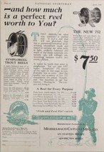 1927 Print Ad Symploreel Trout &amp; 752 Fishing Reels Meisselbach-Catucci N... - $25.18