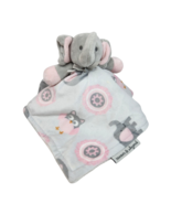 BLANKETS AND BEYOND BABY GREY ELEPHANT SECURITY BLANKET STUFFED ANIMAL P... - £36.48 GBP