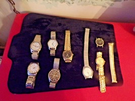 LOT of 8 Vintage Mens watches - £59.21 GBP