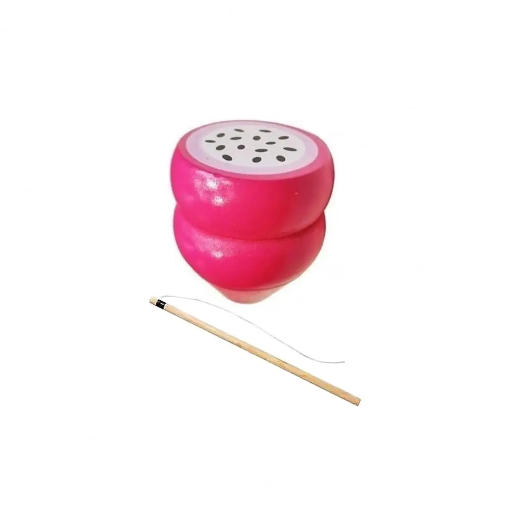 Wooden Spinning Top with Whip Rope Manual Whipping Spinner Toy Wooden-Trompos - £11.73 GBP