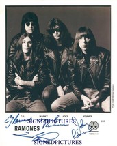 The Ramones Group Band Signed Autographed Autograph 8X10 Rp Photo All 4 Cj - £14.93 GBP