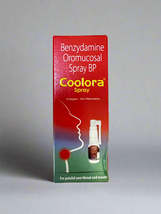 sore throat spray Benzydamine 0.15% Oromucosal Spray 25ml - $10.00