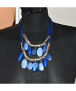 Brand New Style &amp; Co Blue Big Beaded Necklace - £14.76 GBP