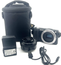 Sony Alpha a5000 Digital Camera Mirrorless 16-50mm E PZ OSS Lens Bundle TESTED - $354.95