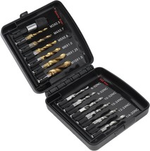 Tapping Bits Set, High Hardness Combined Tap Drill 13Pcs Hss With Fast C... - $38.99