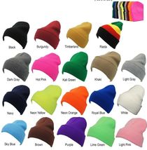 Mix - 12 Pack Winter Beanie Knit Hat Skull Solid Ski Hat Skully Hat  - $84.00