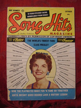 Rare Song Hits Magazine October 1959 Anita Bryant Elvis Presley - £11.29 GBP