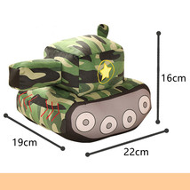 Creative Tank Car Plush Dolls Simulation Peluche Toys Novelty Plush Toys Stuffed - £21.14 GBP