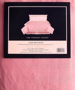 COLORMATE SOLID PINK KING SIZE TAILORED BED SKIRT BEDDING NEW - £33.77 GBP