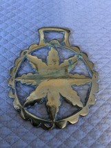 Antique Snowflake Rustic Horse Brass Architectural Salvage Rustic Cottag... - $19.39
