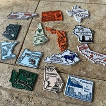 vintage state magnets 14 States Magnetic Collectibles - £20.84 GBP