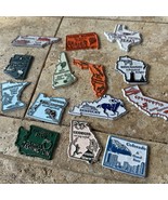 vintage state magnets 14 States Magnetic Collectibles - $26.17