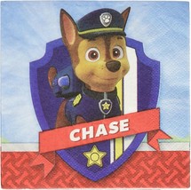 Paw Patrol Beverage Napkins - Chase (16 Pack) - £22.73 GBP