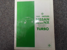 1983 Datsun Nissan Pulsar NX Service Repair Shop Manual Supplement FACTORY OEM - £21.74 GBP