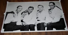 SMOKEY ROBINSON AND THE MIRACLES POSTER VINTAGE 1967 FAMOUS FACES HEAD SHOP - $249.99