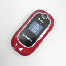 Samsung SGH-A237 Red AT&amp;T Flip Phone - $19.79