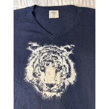 Abercrombie & Fitch Women’s L Blue Tiger Sweater V-Neck Soft Knit - $27.71 Abercrombie & Fitch Women’s L Blue Tiger Sweater V-Neck Soft Knit - $27.71