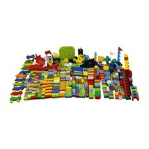 12+ lbs Lot LEGO DUPLO Flowers Truck Plates Plane Cars 3 Figures 450+ Pieces - $69.29