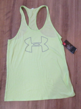 Under Armour Racerback Tank Neon Green Women&#39;s Sz M-L NWT MSRP$25 - $267.44 MXN