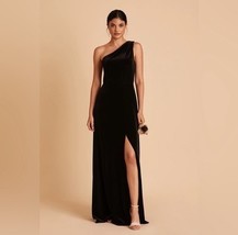 Birdy Grey KIRA DRESS VELVET BLACK LARGE NEW NWT BRIDESMAID WEDDING - $62.44 CAD