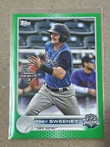 2022 Topps Pro Debut GREEN #PD187 Trey Sweeney RC Rookie Card SER NUM 12/99  - £2.39 GBP