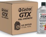 Castrol GTX Full Synthetic 5W-30 Motor Oil, 1 Quart, Pack of 6 - $74.73