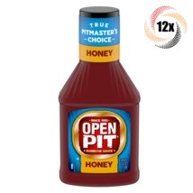 12x Bottles Open Pit Honey Flavor Barbecue Sauce | 18oz | Pitmaster&#39;s Ch... - €36,71 EUR