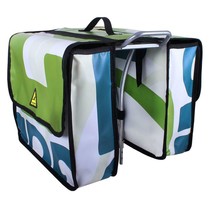 Green Guru Double Dutch Dual Everybike 22L Upcycled Materials Bicycle Pannier - £105.40 GBP