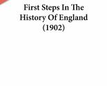 First Steps in the History of England [Hardcover] Mowry, Arthur May - $48.99