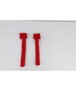 Vtg 40s 50s Distressed Knit Striped Athletic Uniform Stirrup Socks Red M... - $751.72 MXN