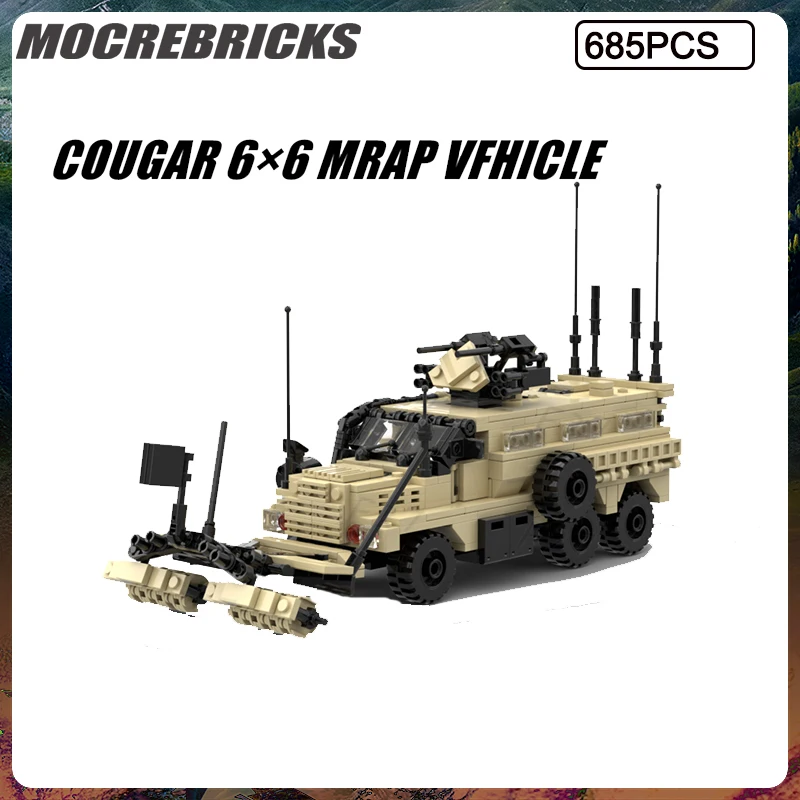 Military Series American Lion Lightning Protection Armored Vehicle Assemb - £98.01 GBP