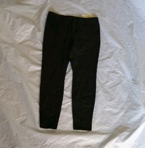 a new day Women&#39;s Stretch No Pockets Slim Leg Black Dress Pants Size 16 - $26.30