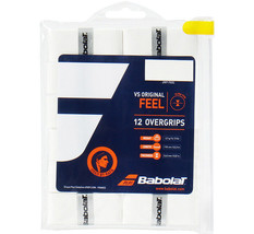 Babolat VS Original Tennis Racket OverGrip Racquet White 12pcs 0.43mm NWT 654010 - £23.19 GBP