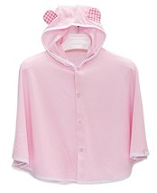 Toddler Super Lightweight Jacket Baby Coat-Sun Protection Pink