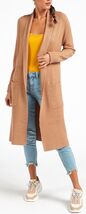 Magaschoni Long Cardigan Size-XL Camel - $89.08